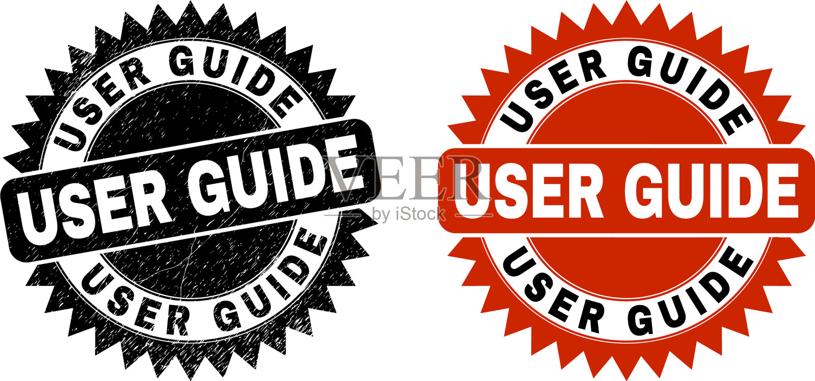 使用指南黑色玫瑰图章印章与不洁插画图片素材