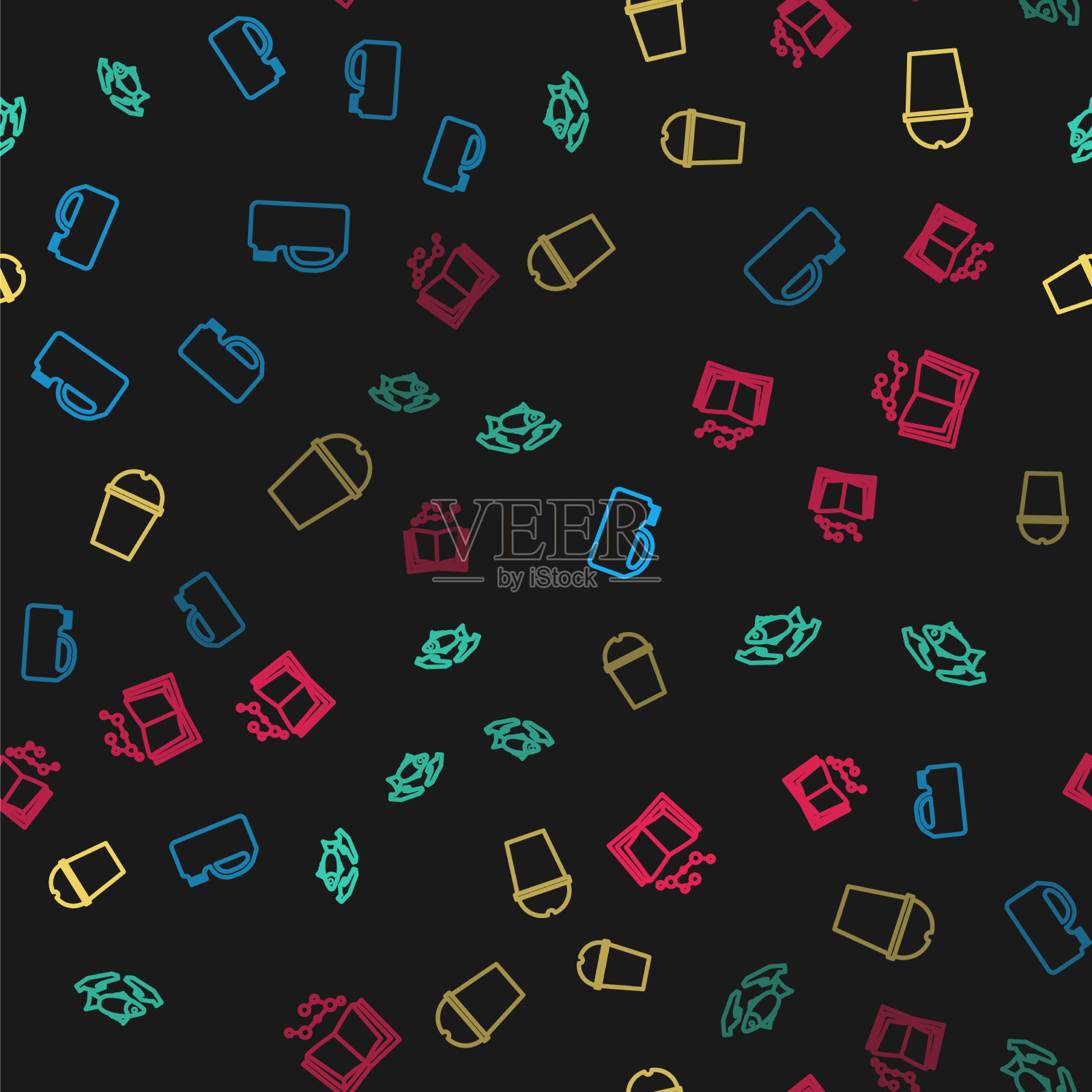 设线筒，用于机油鱼护理图标素材