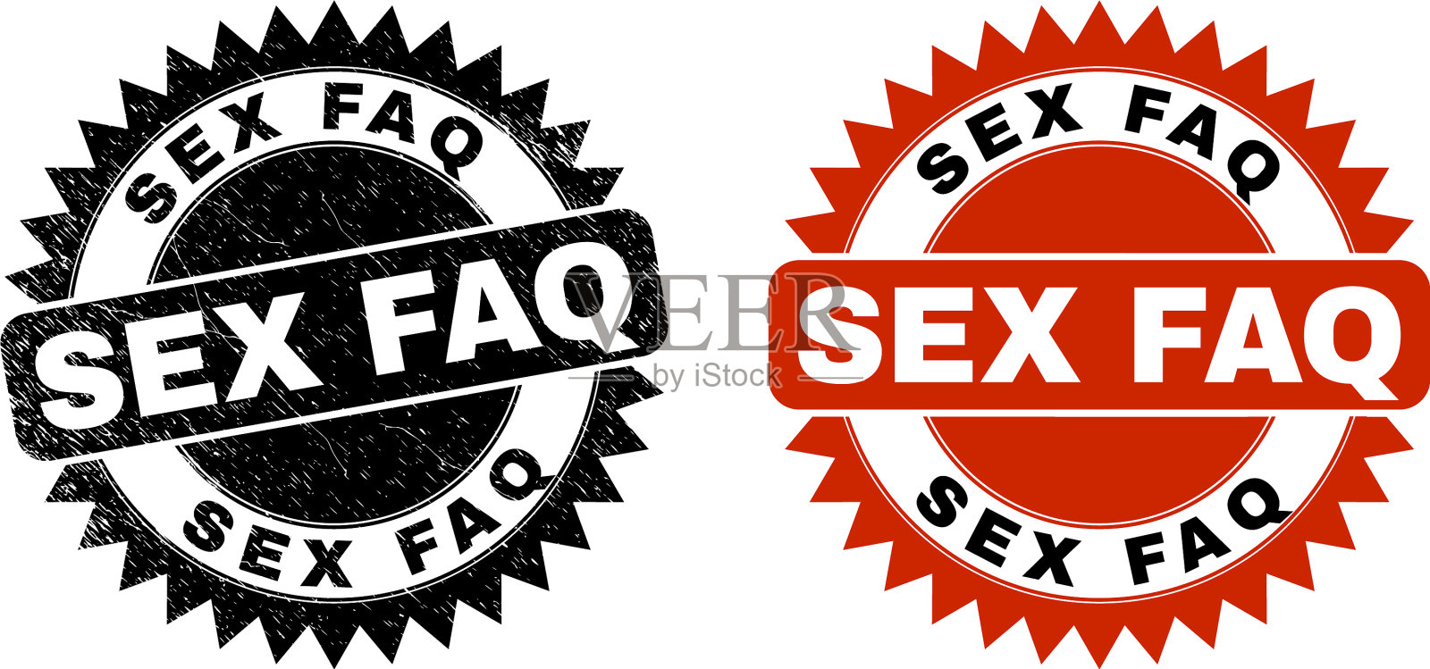 性常见问题黑色玫瑰邮票与grunge纹理插画图片素材