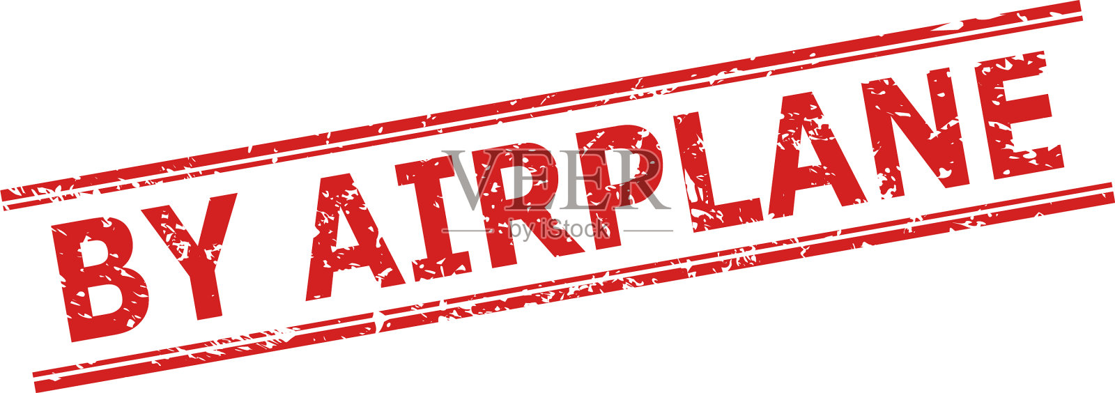由飞机印章印章与腐蚀表面和插画图片素材