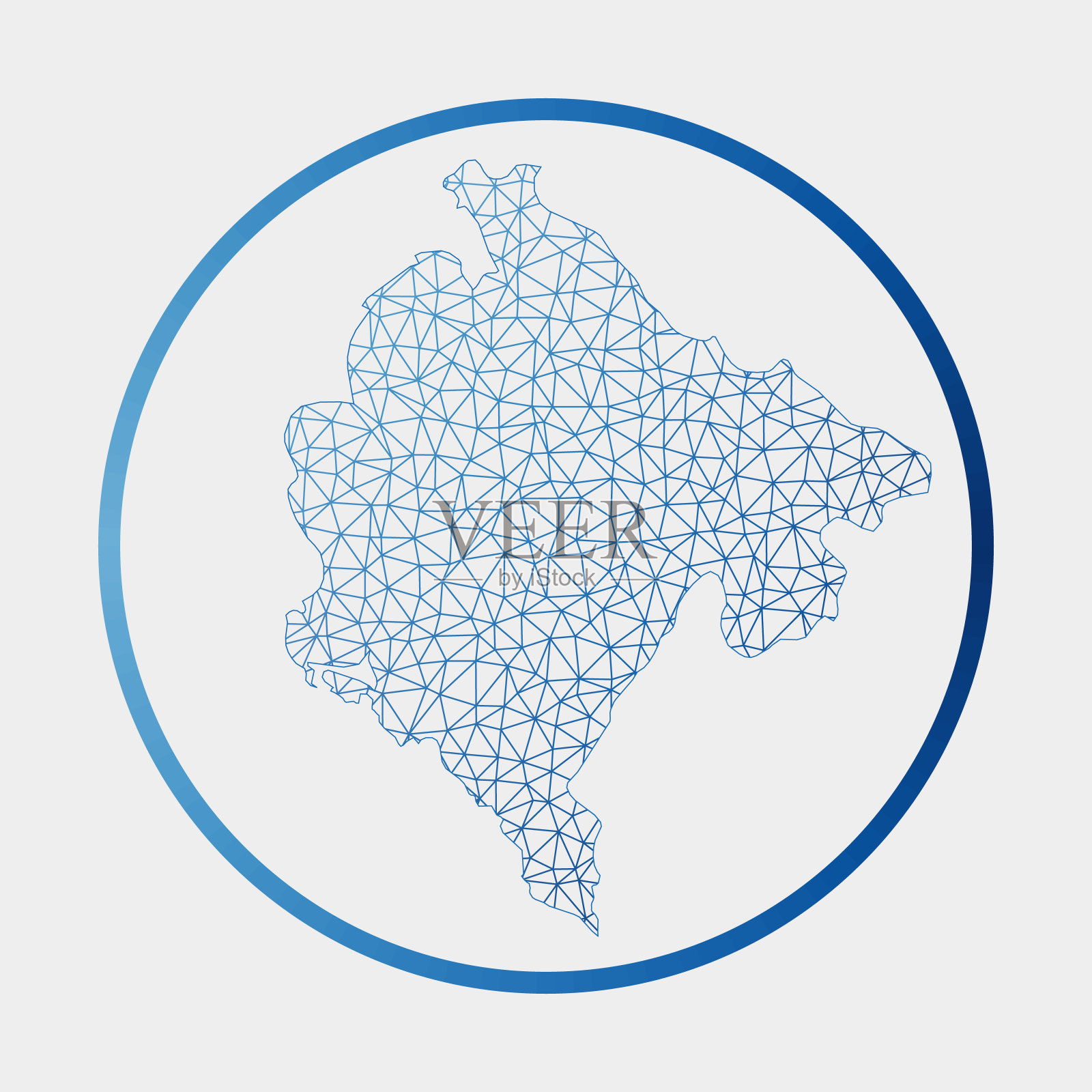 黑山图标。插画图片素材