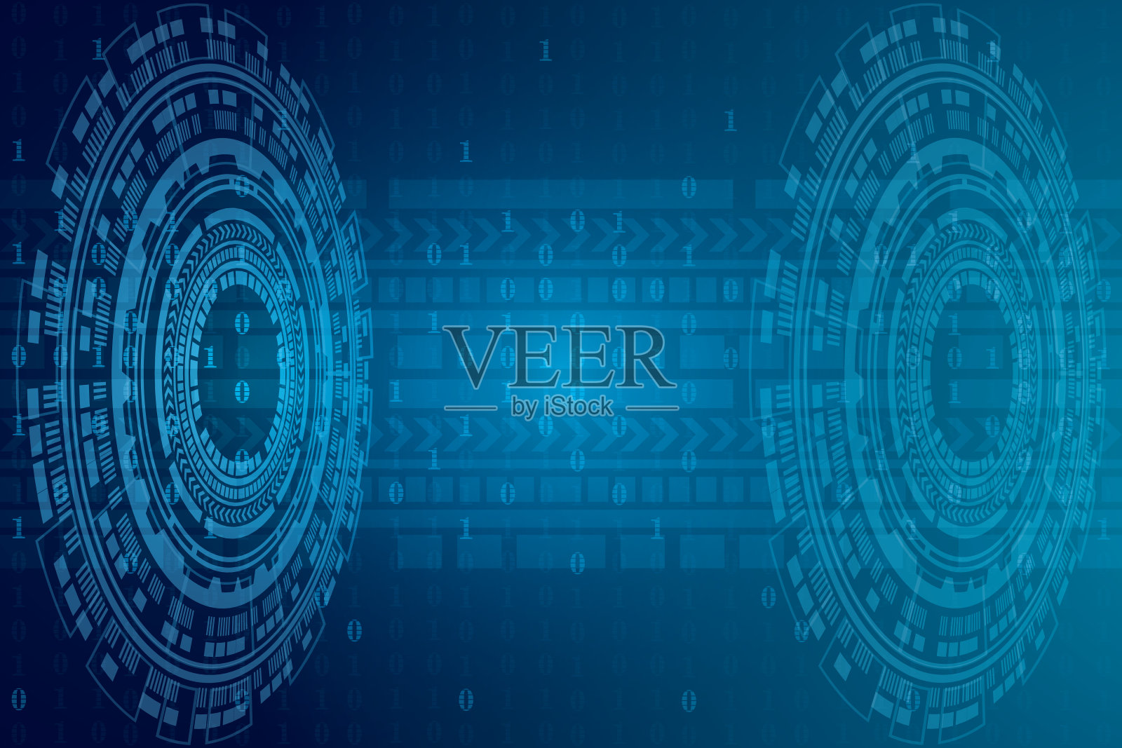 数字后台技术背景设计插画图片素材