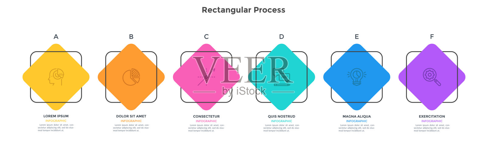 现代信息图表选项横幅插画图片素材