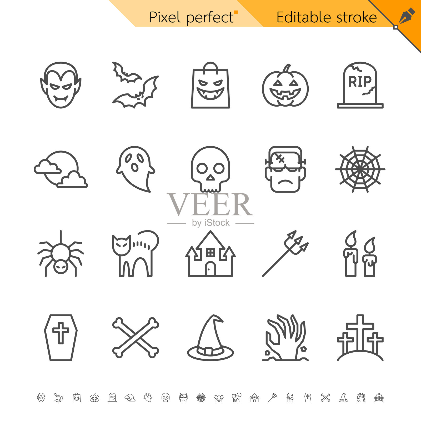 万圣节插画图片素材