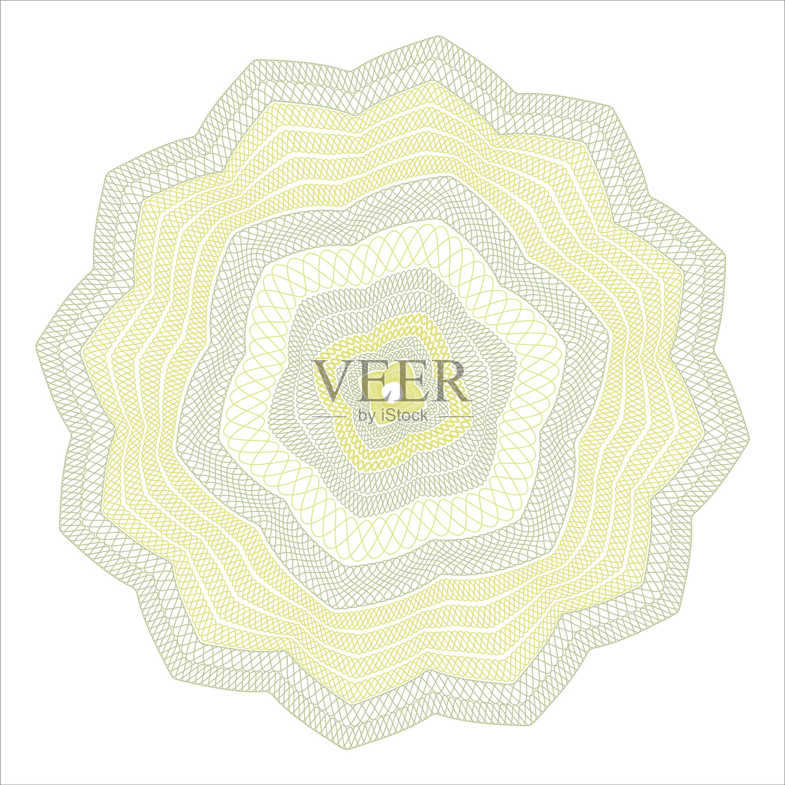 断头台花环模板的文凭插画图片素材