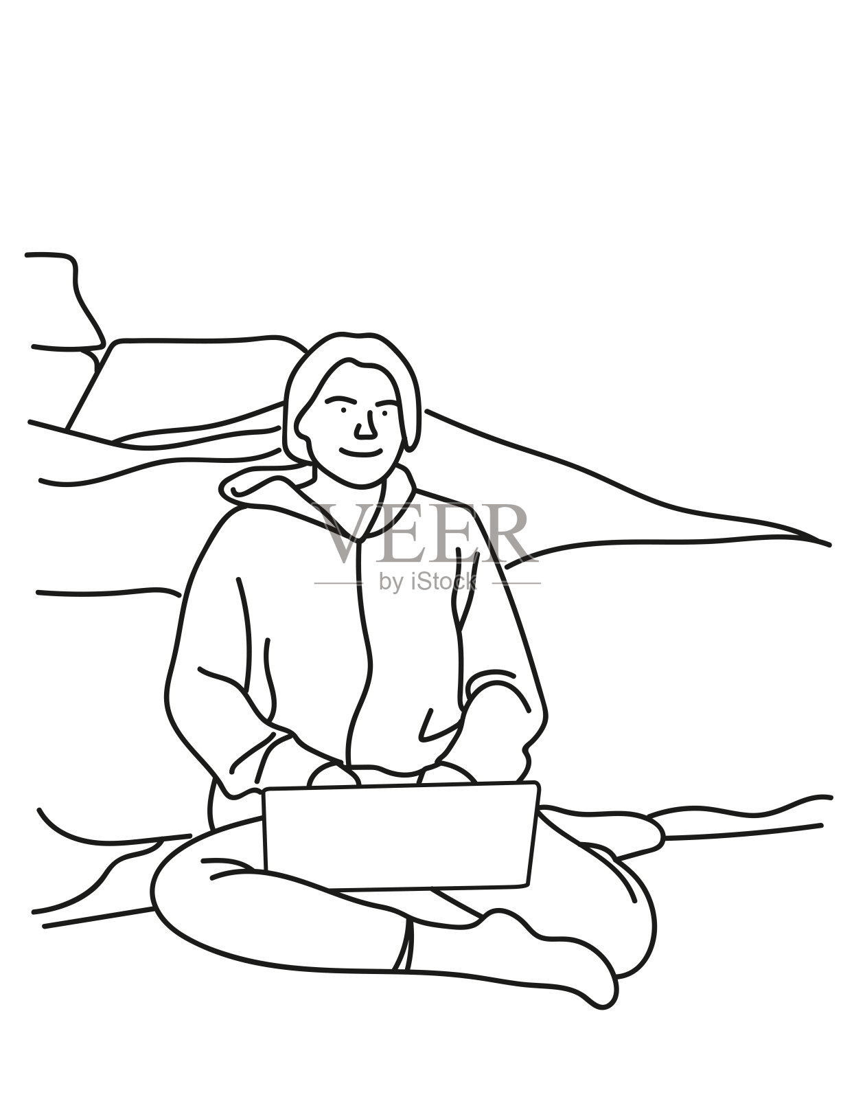 业务人员插画图片素材