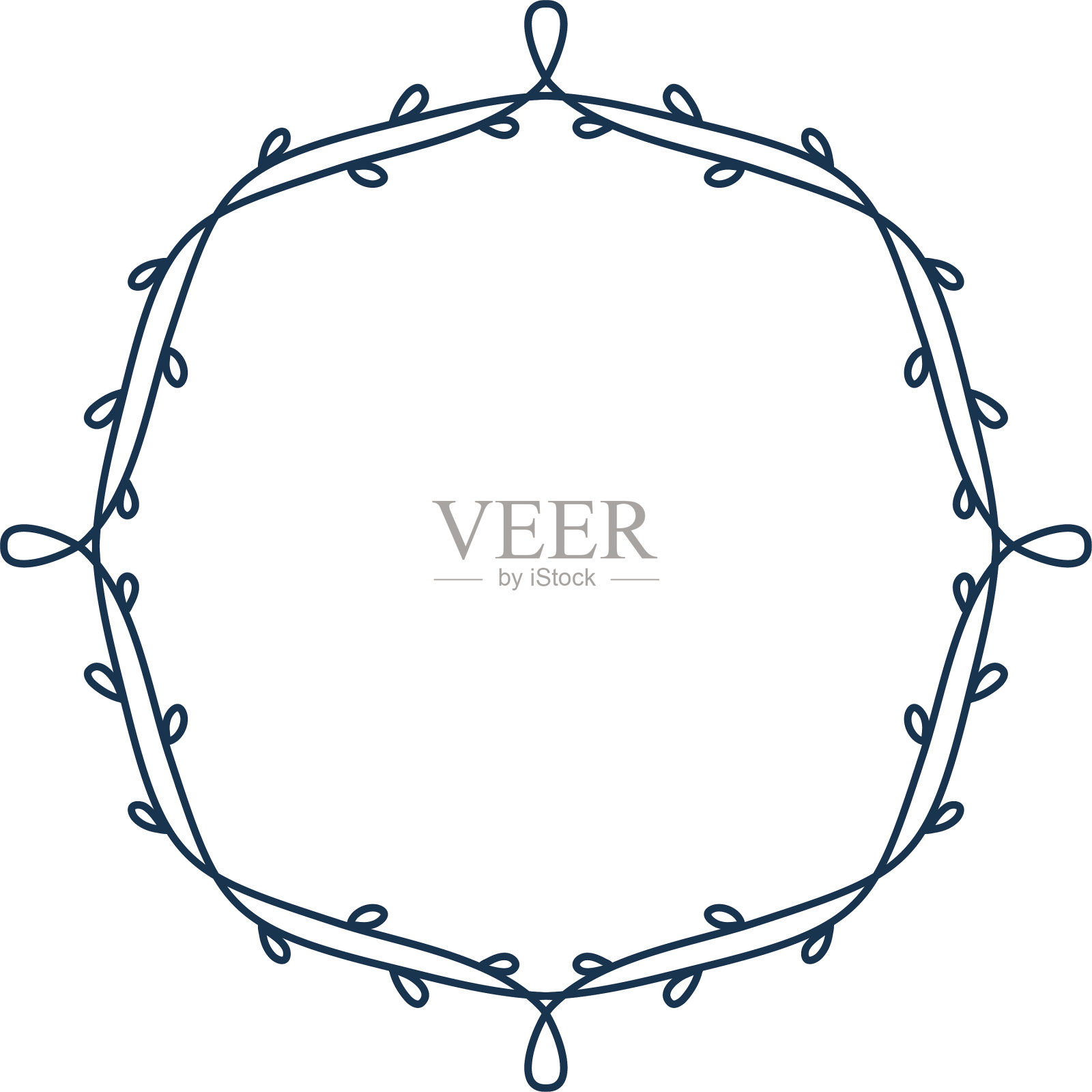 线条边框简单边框装饰设计元素图片