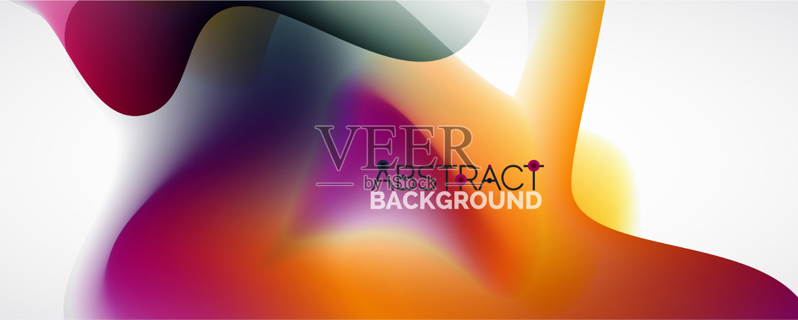 流体颜色梯度抽象背景时髦插画图片素材