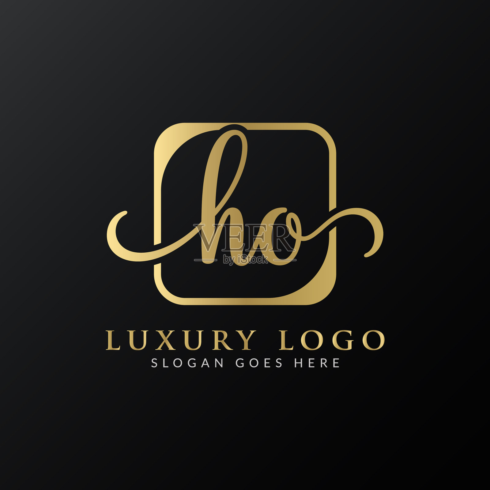 豪豪标志设计模板最初奢信豪插画图片素材