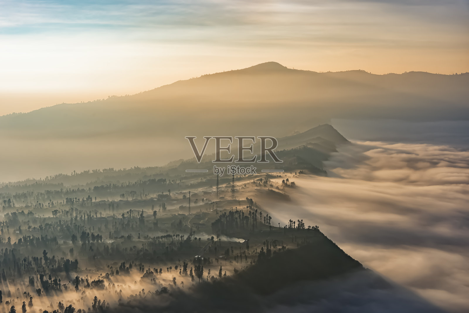 婆罗摩火山国家公园照片摄影图片