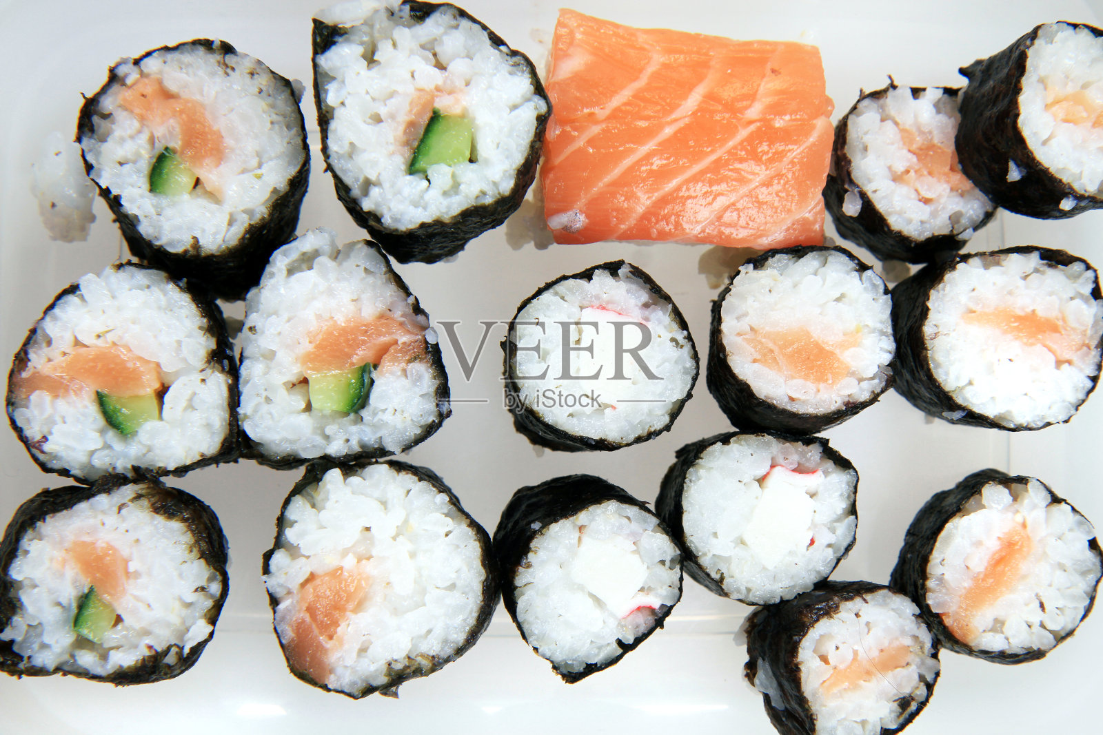 自制寿司孤立照片摄影图片