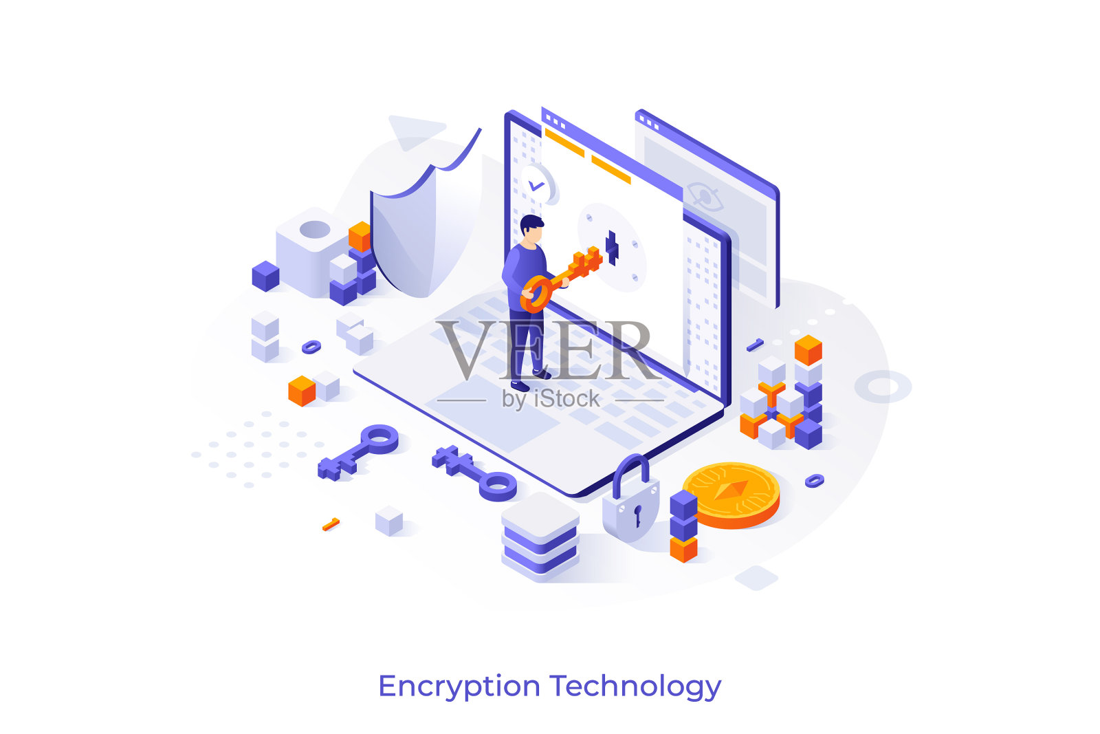 等距的概念设计模板素材