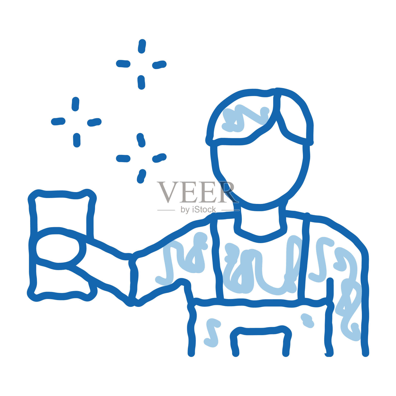 人类清洁图标手绘插图插画图片素材