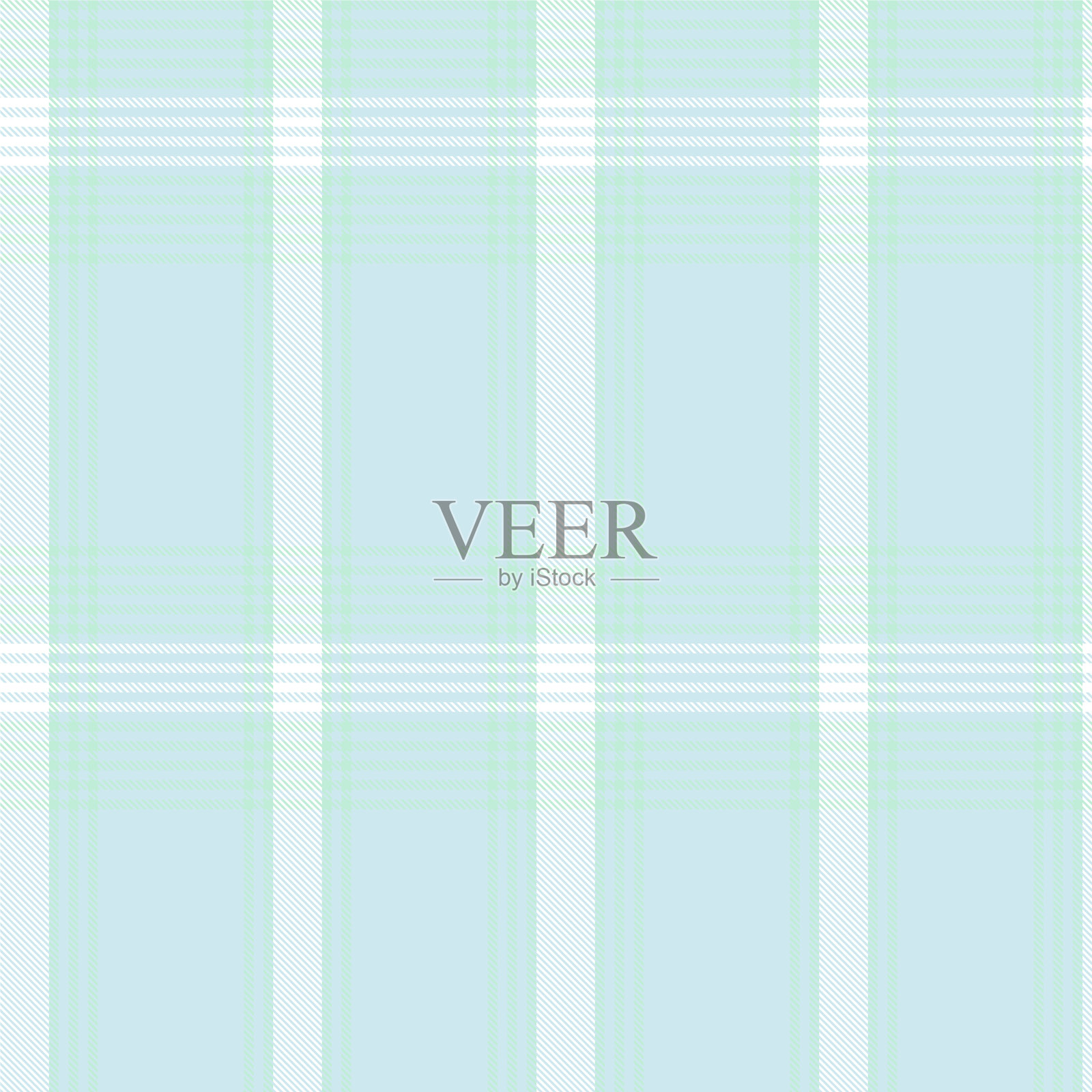 天蓝色不对称格子纹理无缝插画图片素材