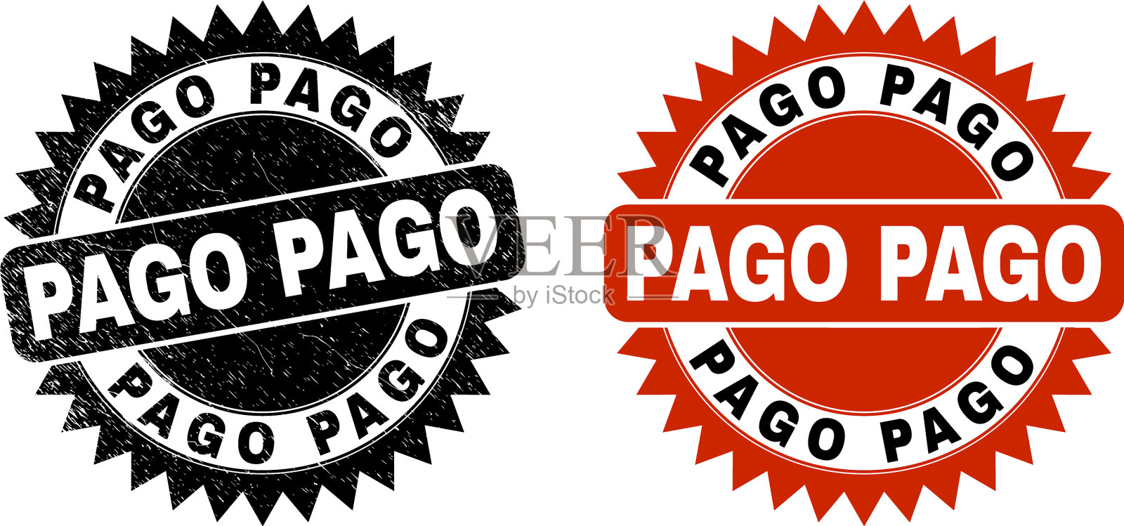 帕果黑莲座水印与腐蚀风格插画图片素材