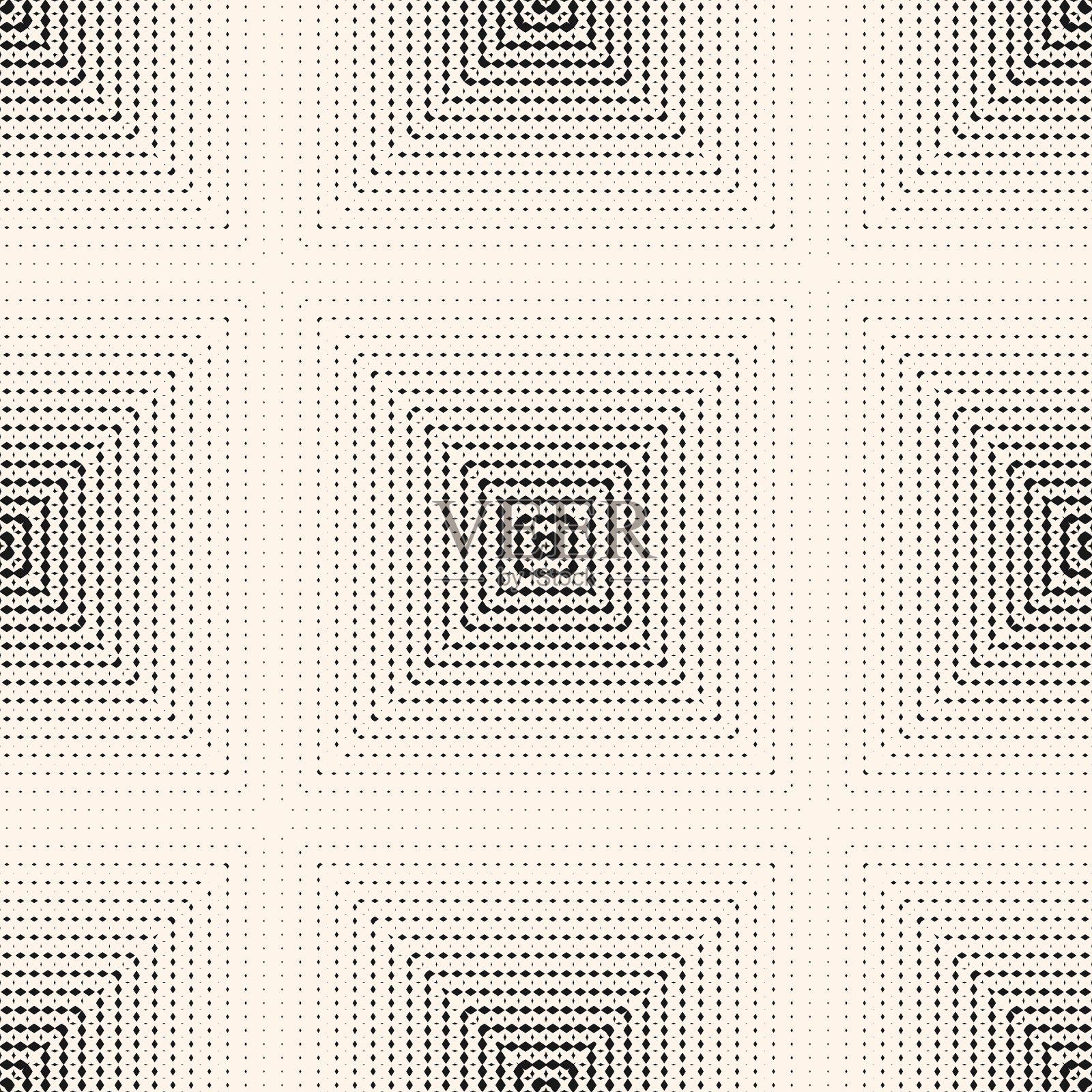 黑白几何无缝图案插画图片素材