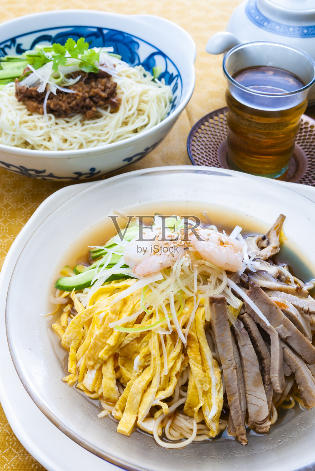 中国冷冻面条照片摄影图片