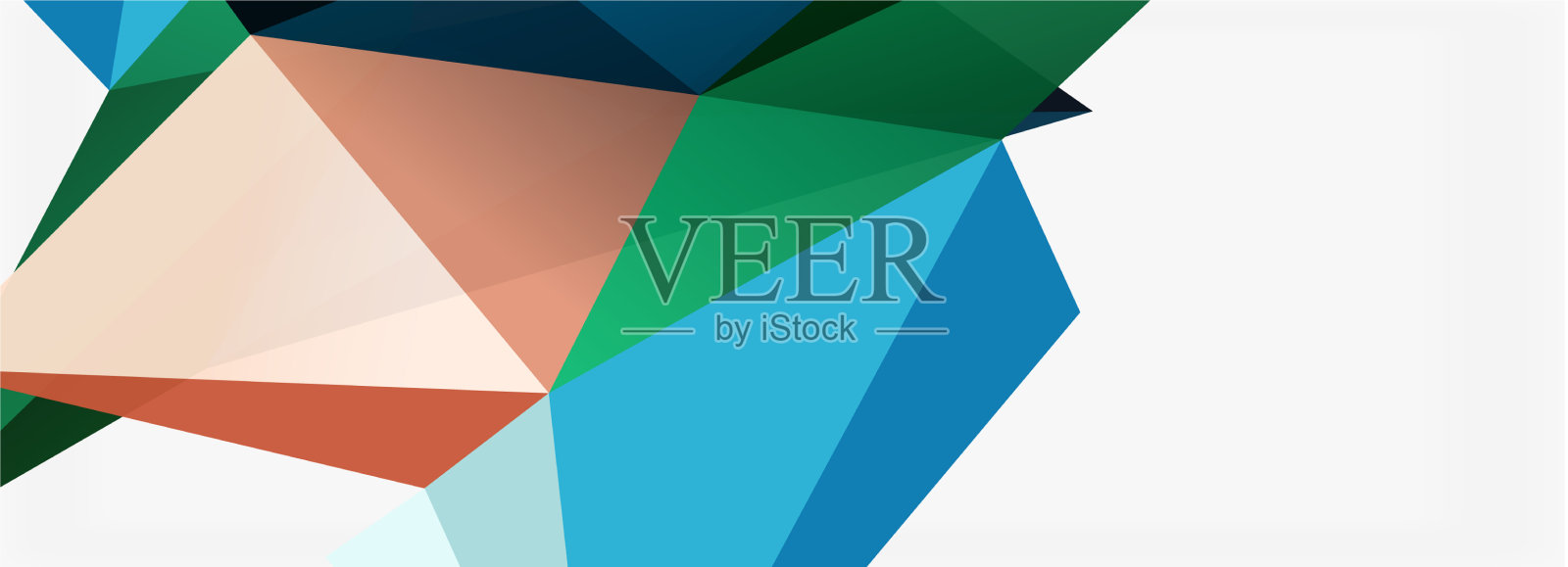 3d马赛克抽象背景低聚形状插画图片素材