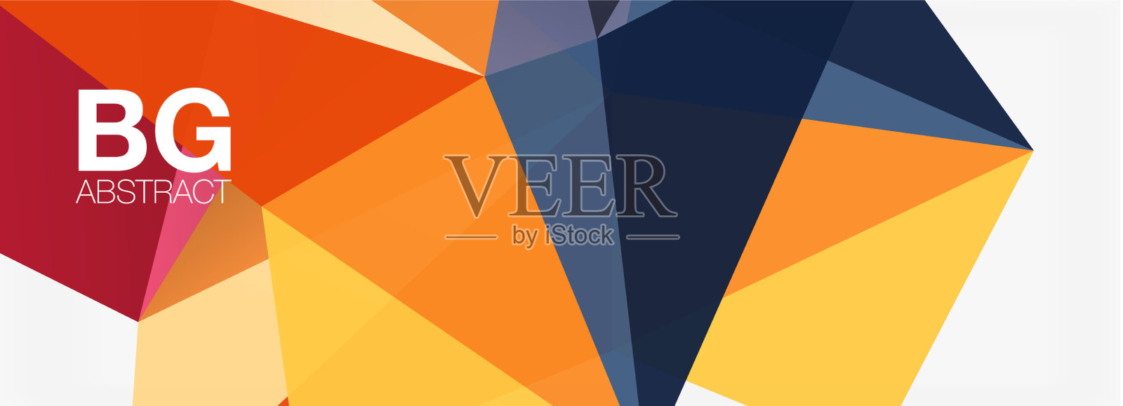 3d马赛克抽象背景低聚形状插画图片素材