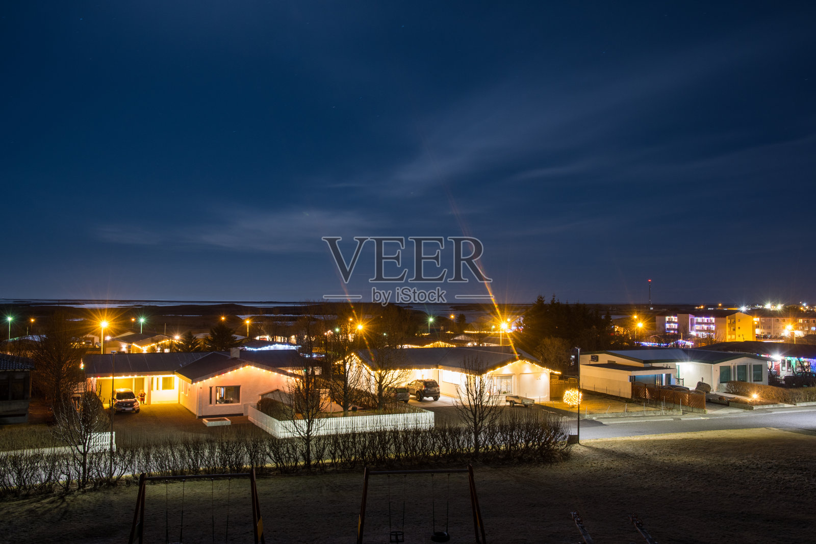 Hornafjordur镇，冰岛南部照片摄影图片