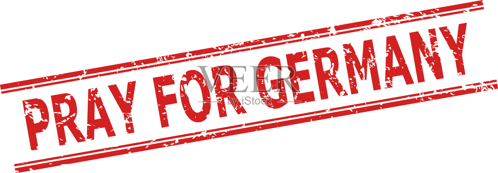 为不洁风格的德国邮票印章祷告插画图片素材