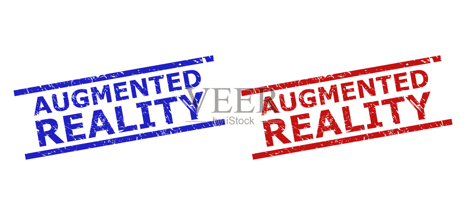 增强现实以垃圾摇滚风格而著称插画图片素材