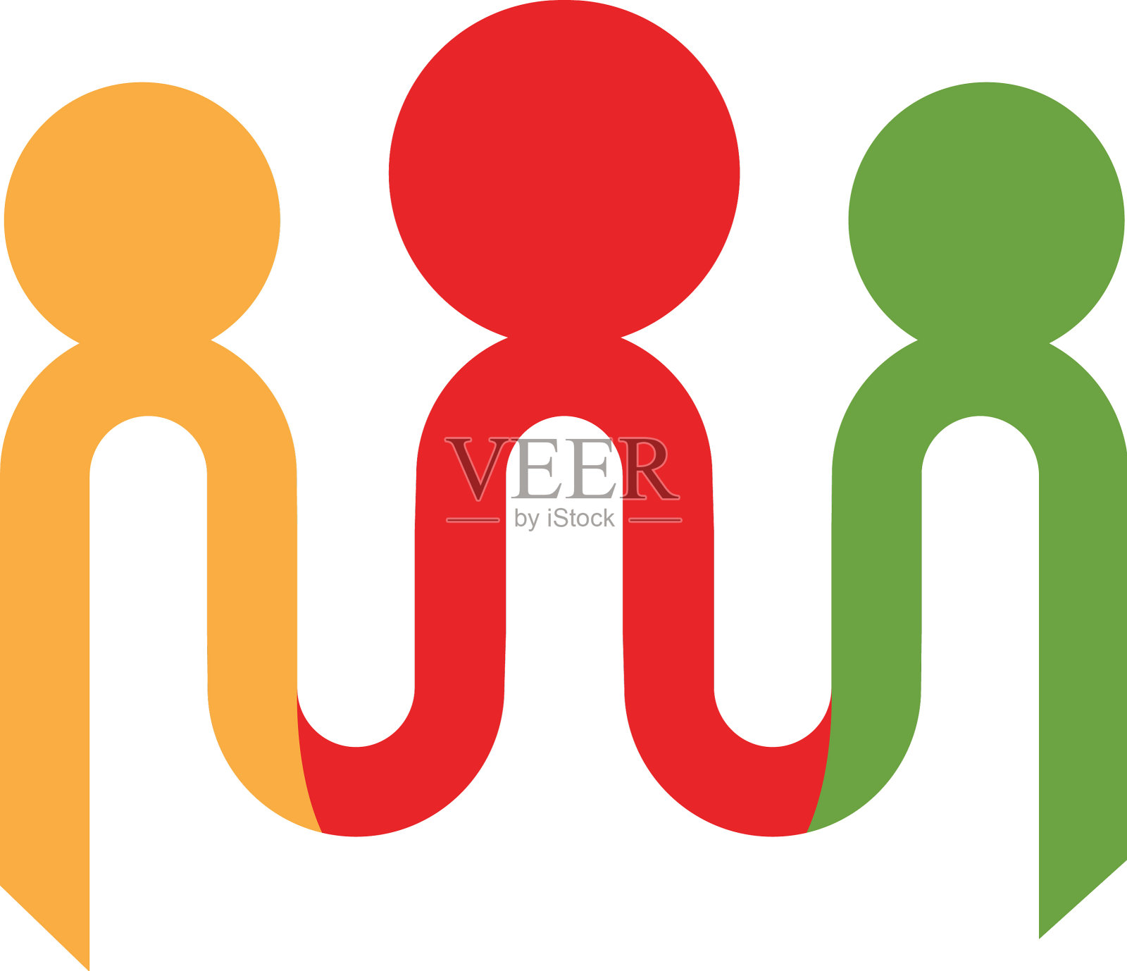 社区网络和社会图标插画图片素材