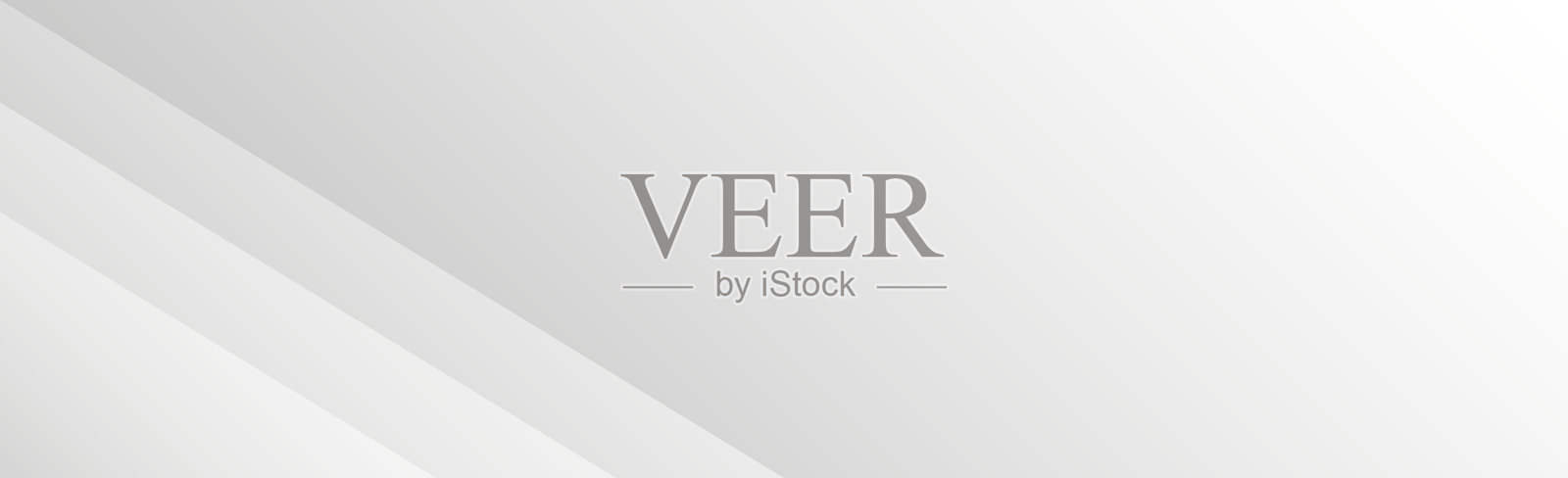 白色全景背景与波浪线插画图片素材