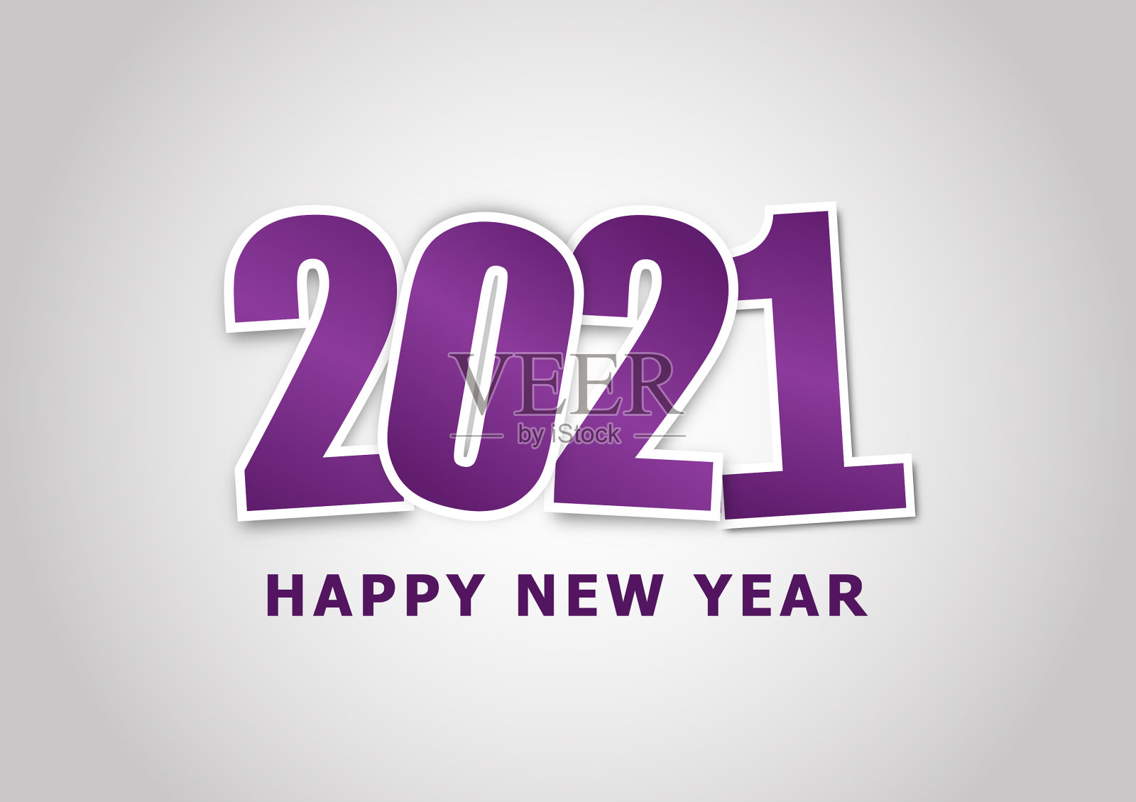 2021年新年快乐背景插画图片素材