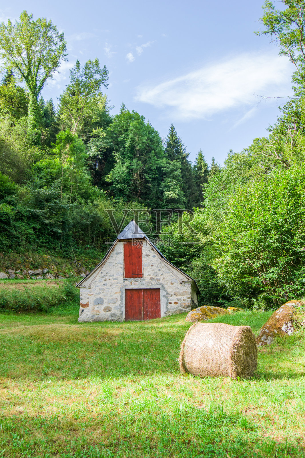 比利牛斯山的风景照片摄影图片