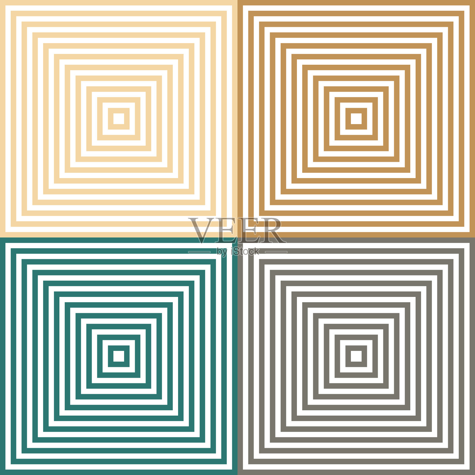 时尚的抽象图案与黑色图案插画图片素材