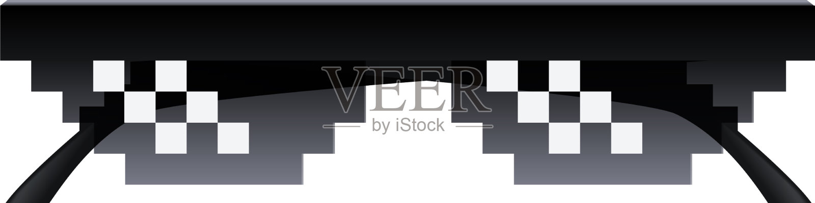 太阳镜的现实设计元素图片