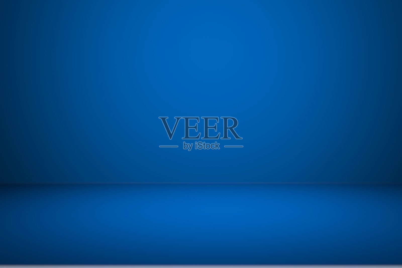 抽象蓝色背景，空蓝色渐变房间工作室背景，抽象背景，蓝色背景，蓝色房间工作室背景照片摄影图片