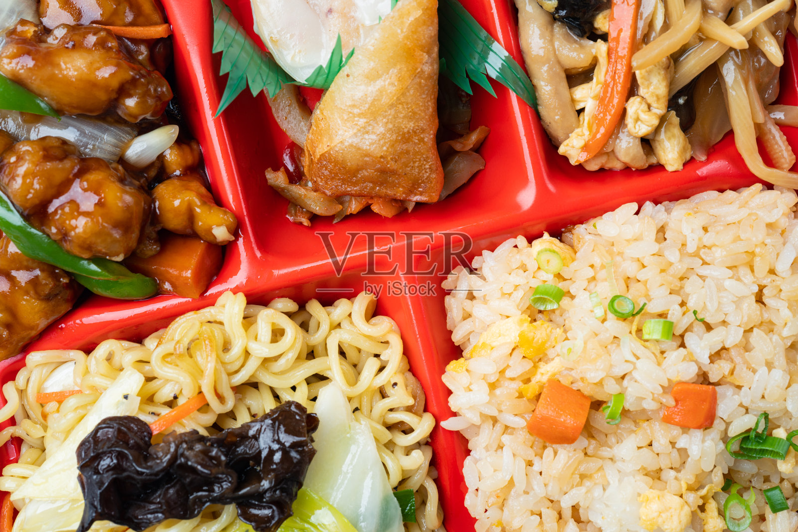 中餐盒饭，中餐照片摄影图片