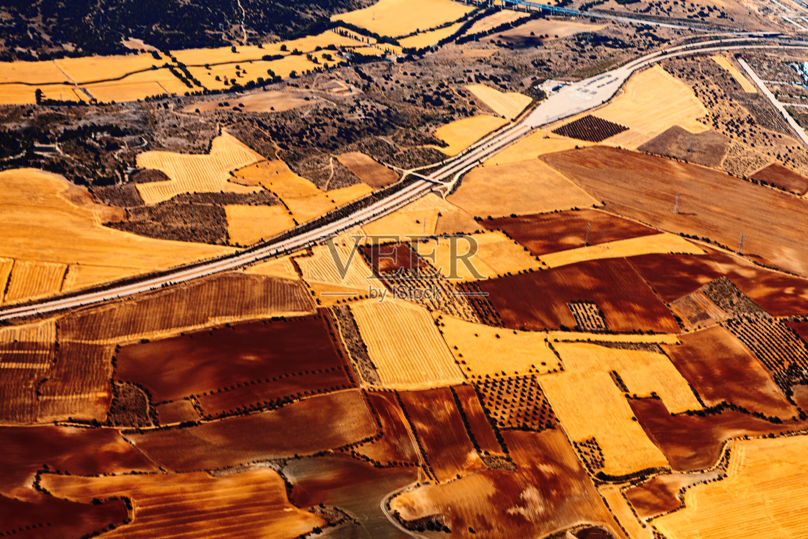 南部地形鸟瞰图照片摄影图片