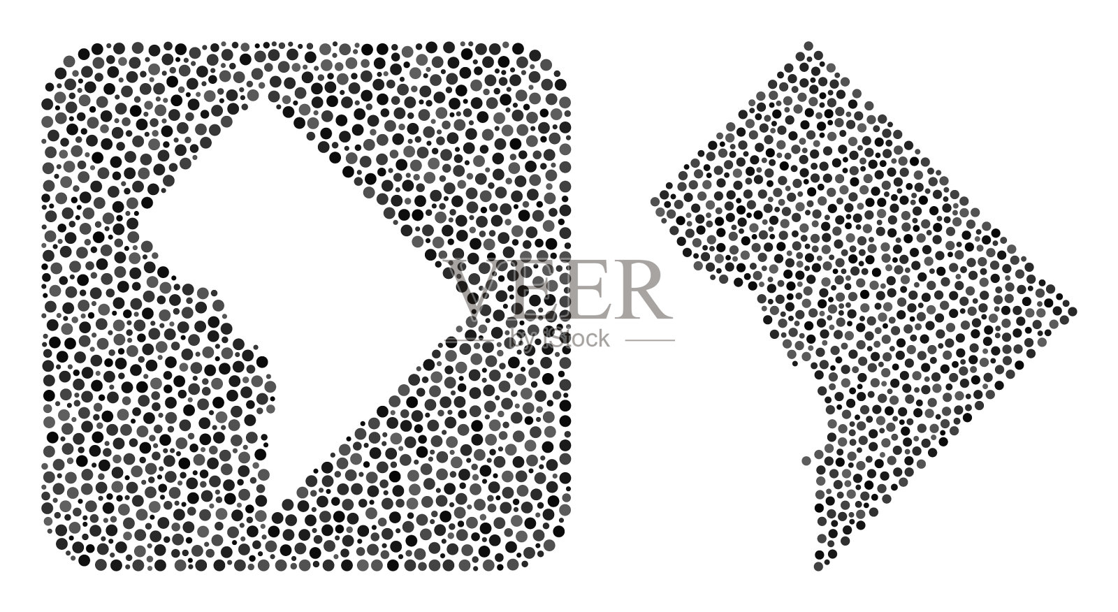 地图地区哥伦比亚点马赛克与洞插画图片素材