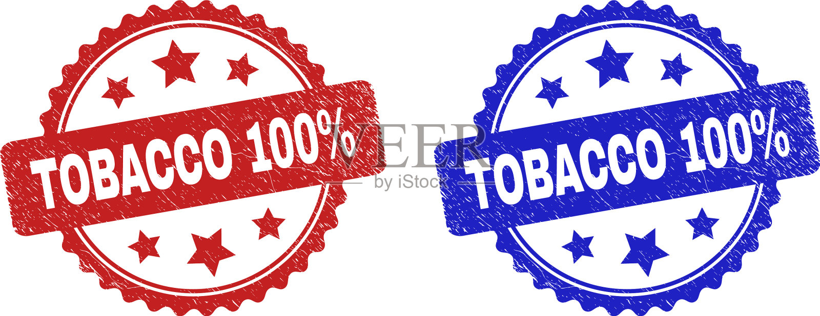 烟草100%玫瑰形水印使用插画图片素材