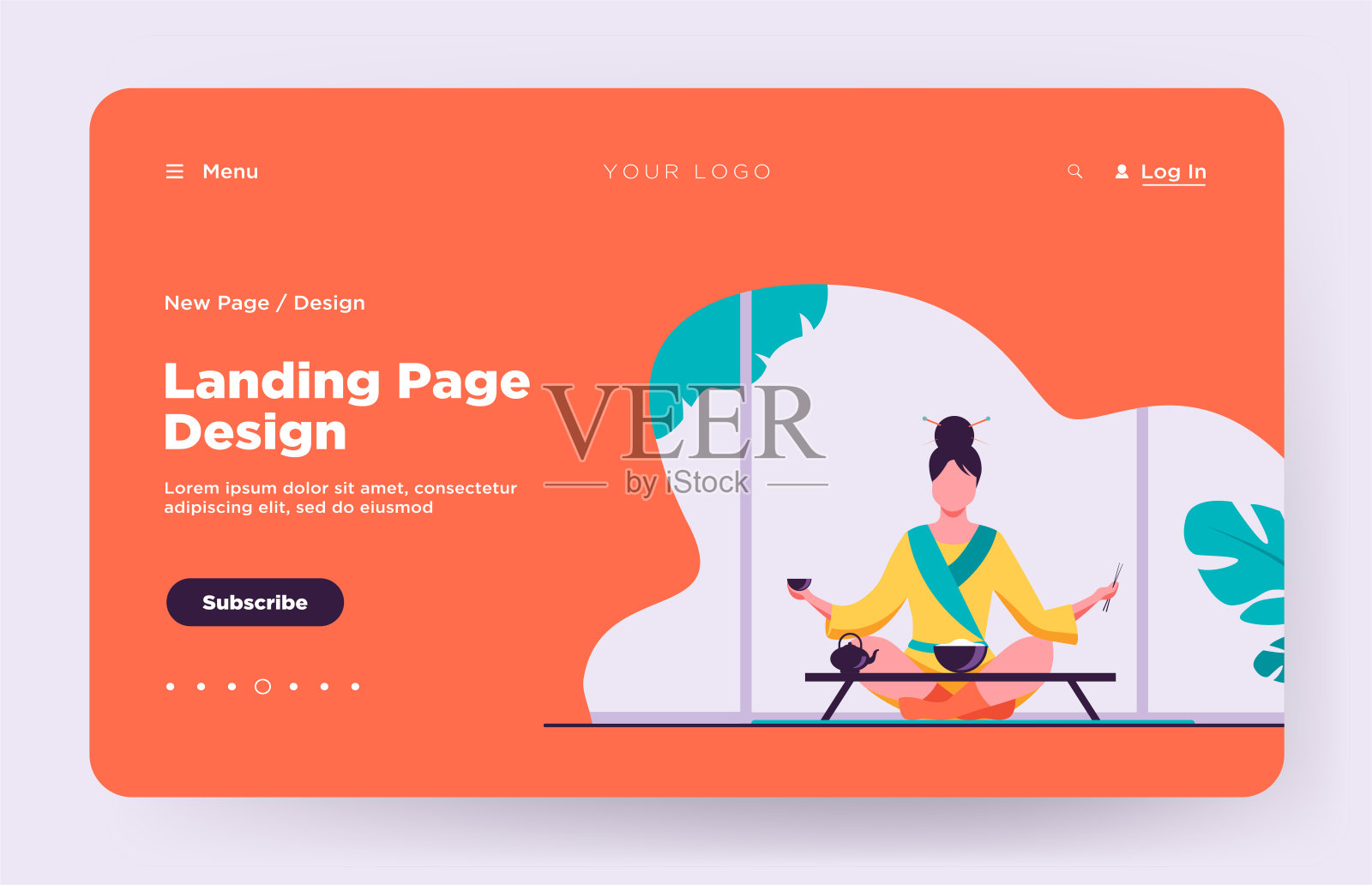 中国妇女坐在小桌子旁吃饭插画图片素材