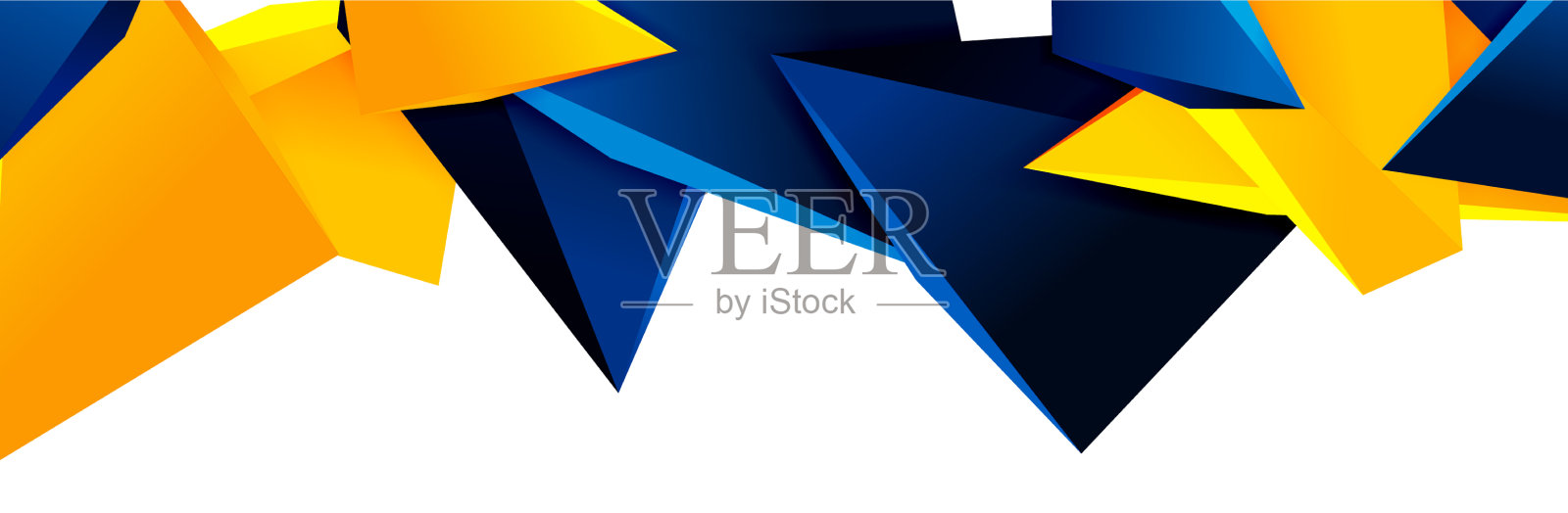 三角形镶嵌抽象背景三维三角形插画图片素材