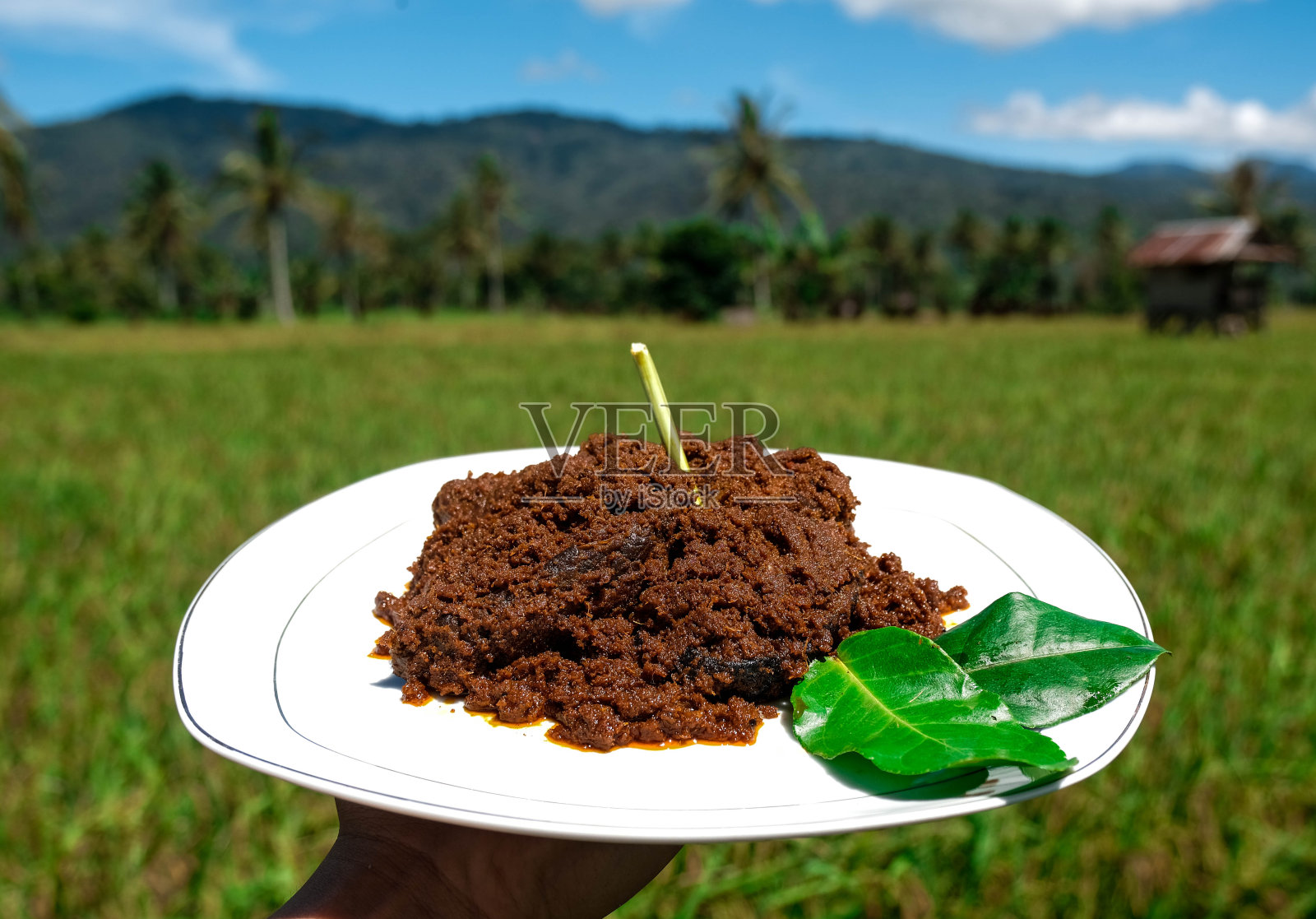 印尼烹饪照片摄影图片