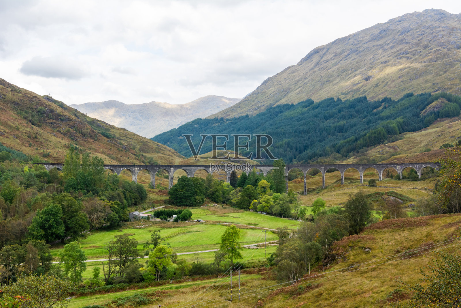 苏格兰格伦芬南的风景照片摄影图片