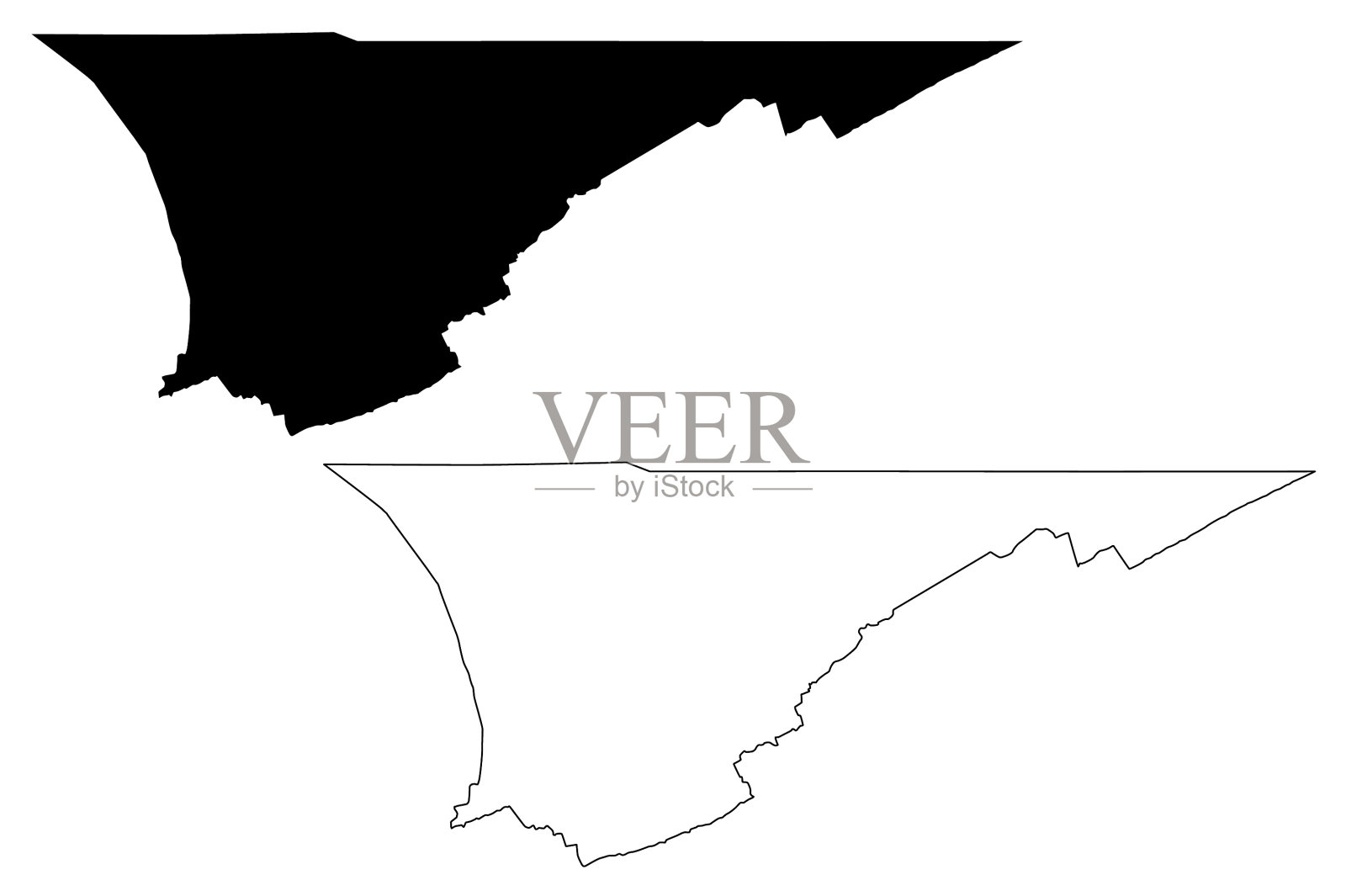 美国田纳西州汉考克县插画图片素材