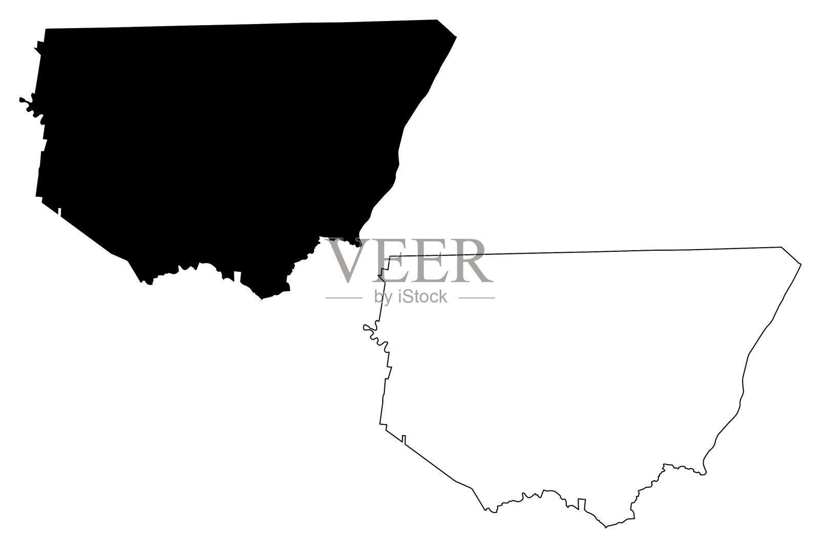 美国田纳西州罗伯逊县插画图片素材