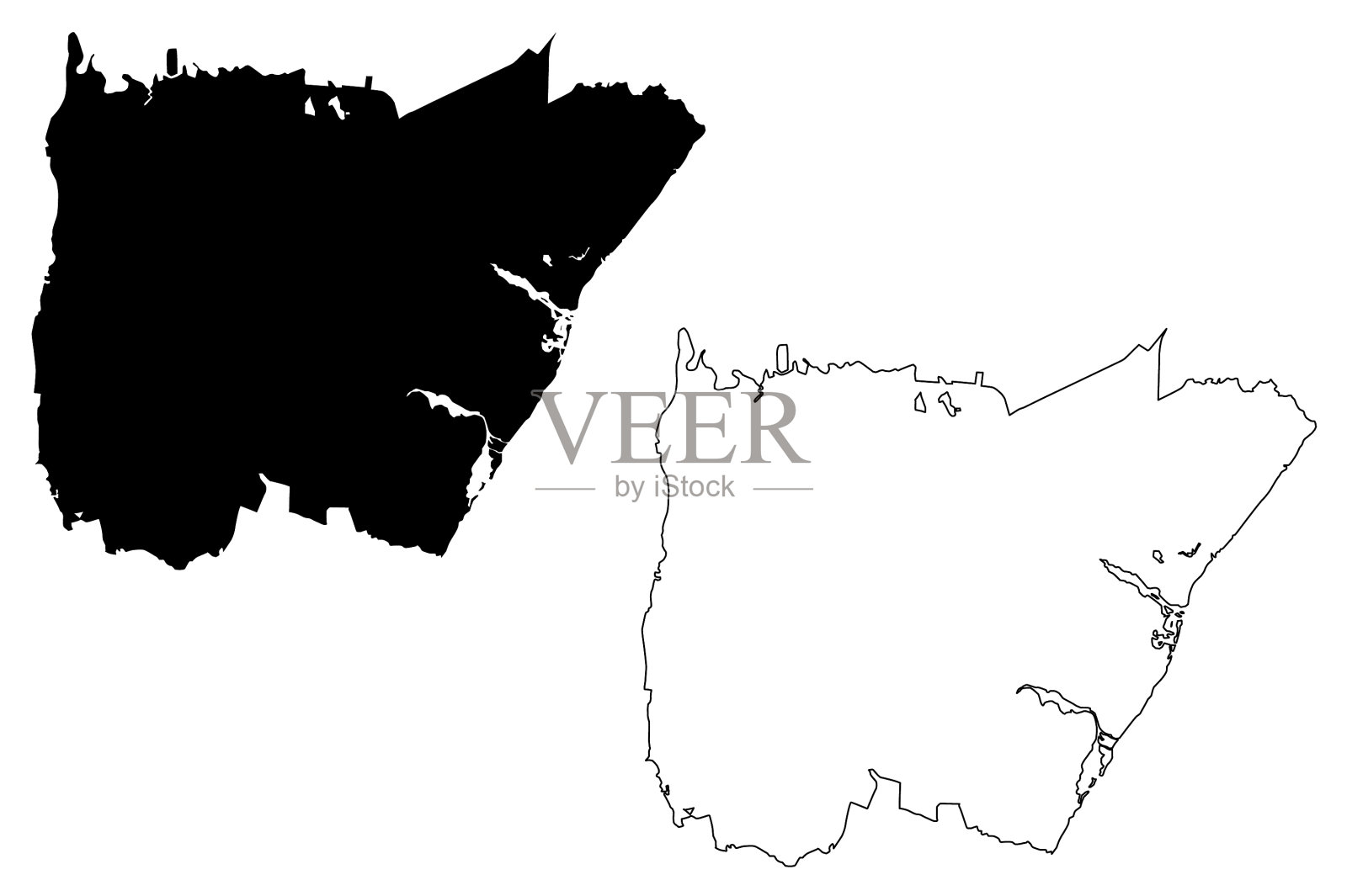 美国北卡罗来纳州威明顿市插画图片素材