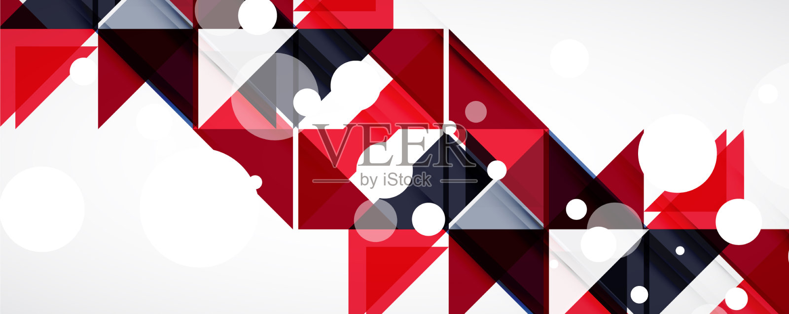 几何抽象背景技术色彩插画图片素材