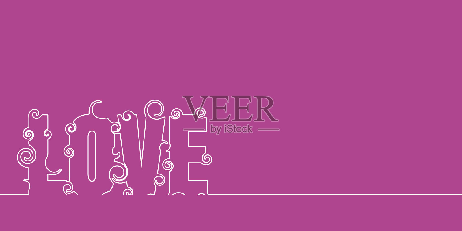 情人节卡片插画图片素材