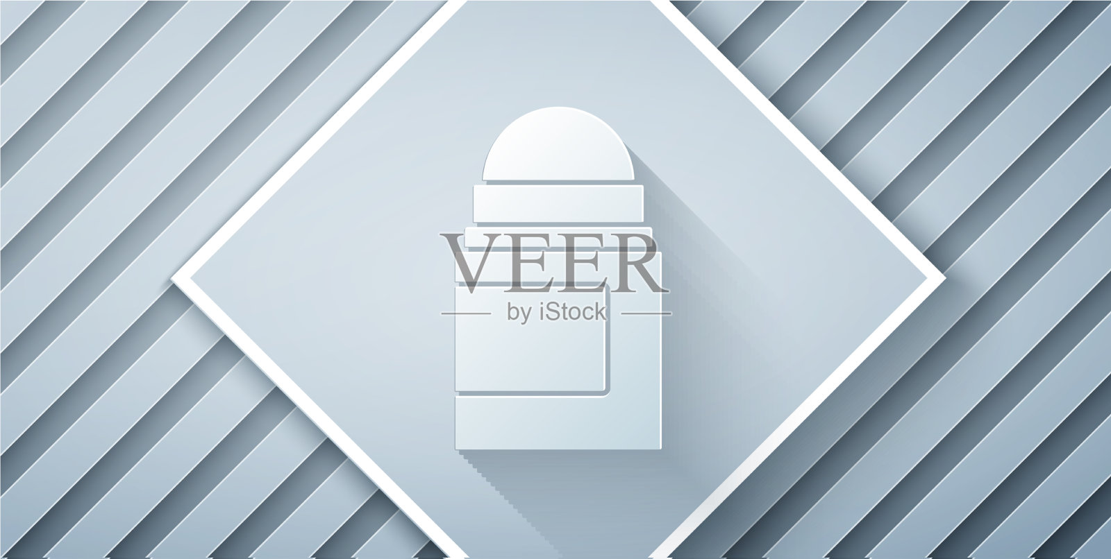 剪纸止汗除臭剂卷图标图标素材