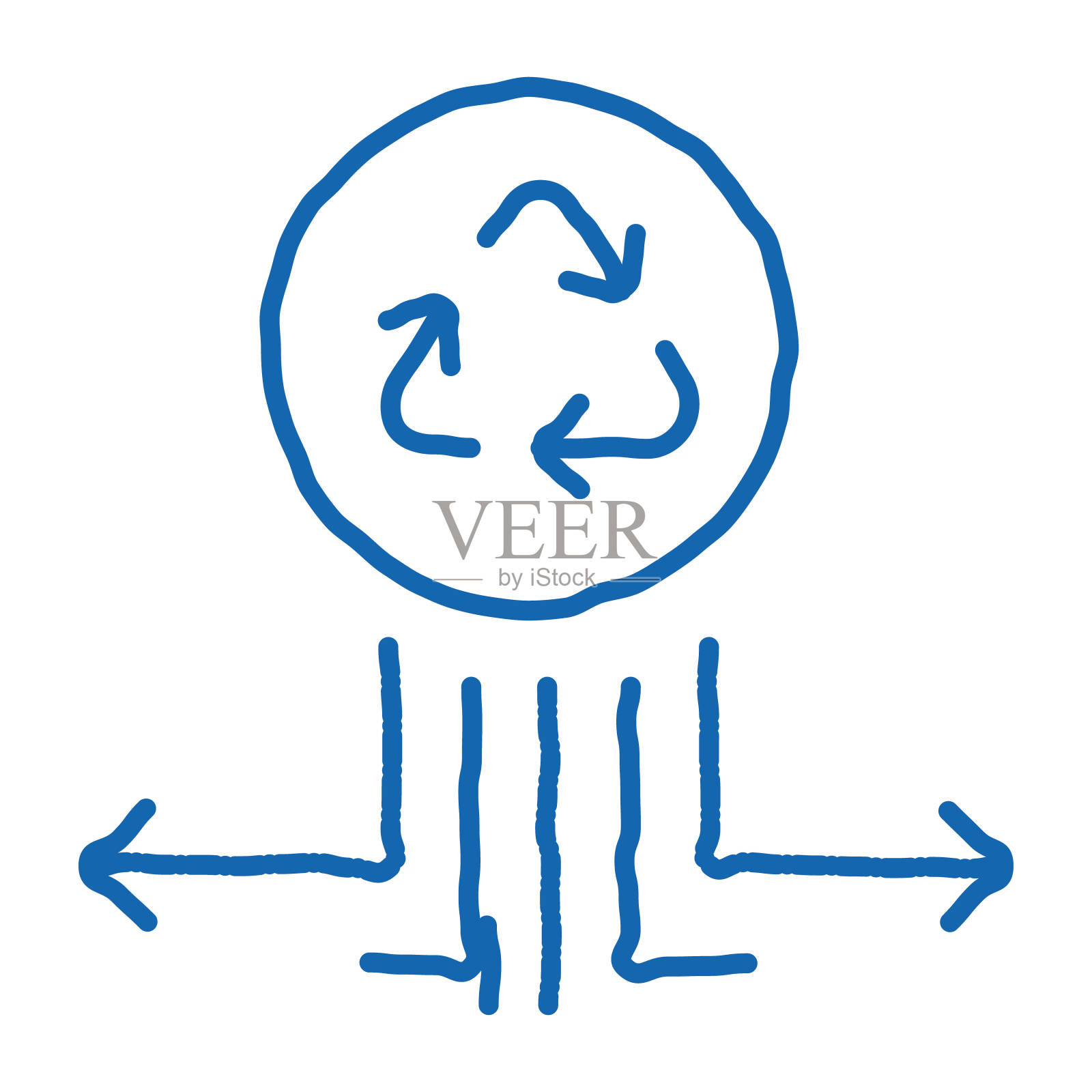 环境标签流行涂鸦图标手绘插图插画图片素材