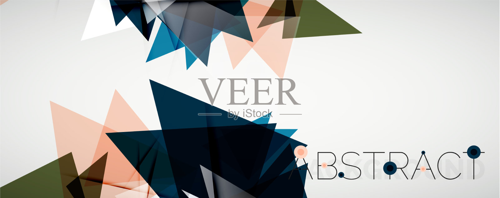 几何抽象背景颜色三角形插画图片素材