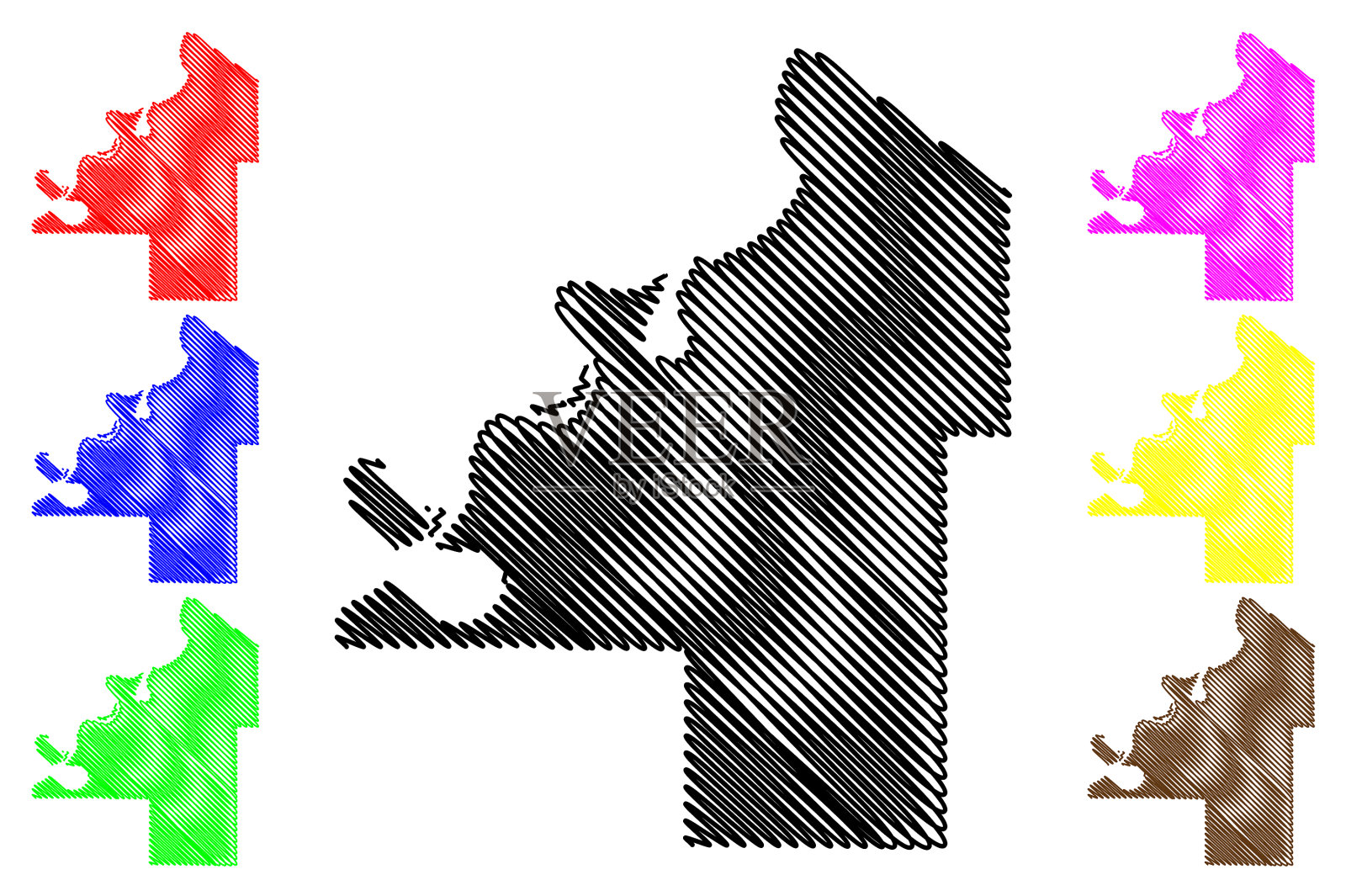 美国密西西比州科荷马县联合县插画图片素材